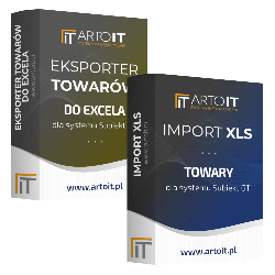 Subiekt GT - Pakiet Eksporter towarów + Importer Towarów