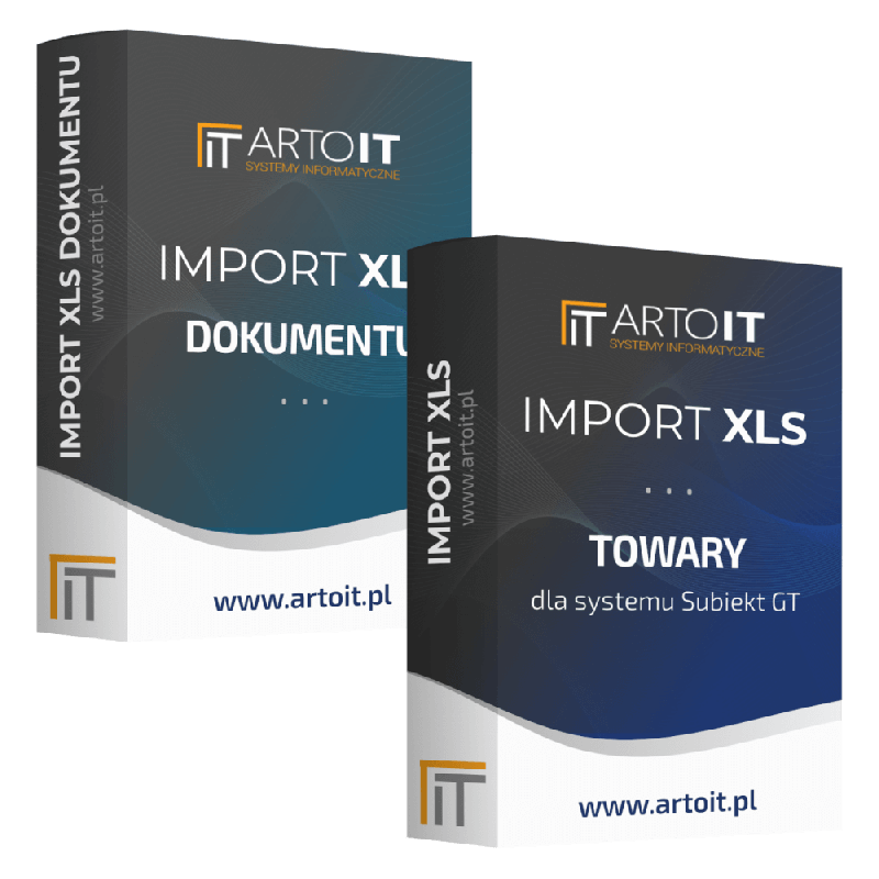 Subiekt GT - Pakiet Import Towarów + Importer Dokumentu