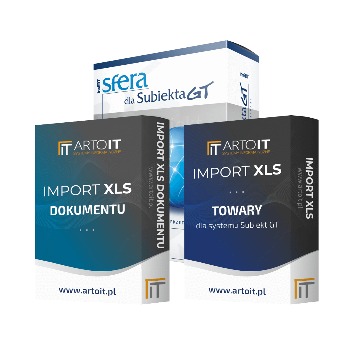 Subiekt GT - Pakiet Importer Towarów + Importer Dokumentu + Sfera
