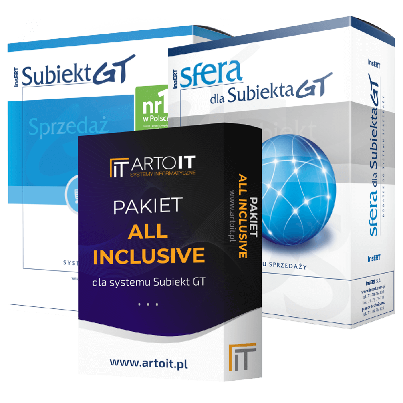Pakiet Subiekt GT + Sfera + All Inclusive