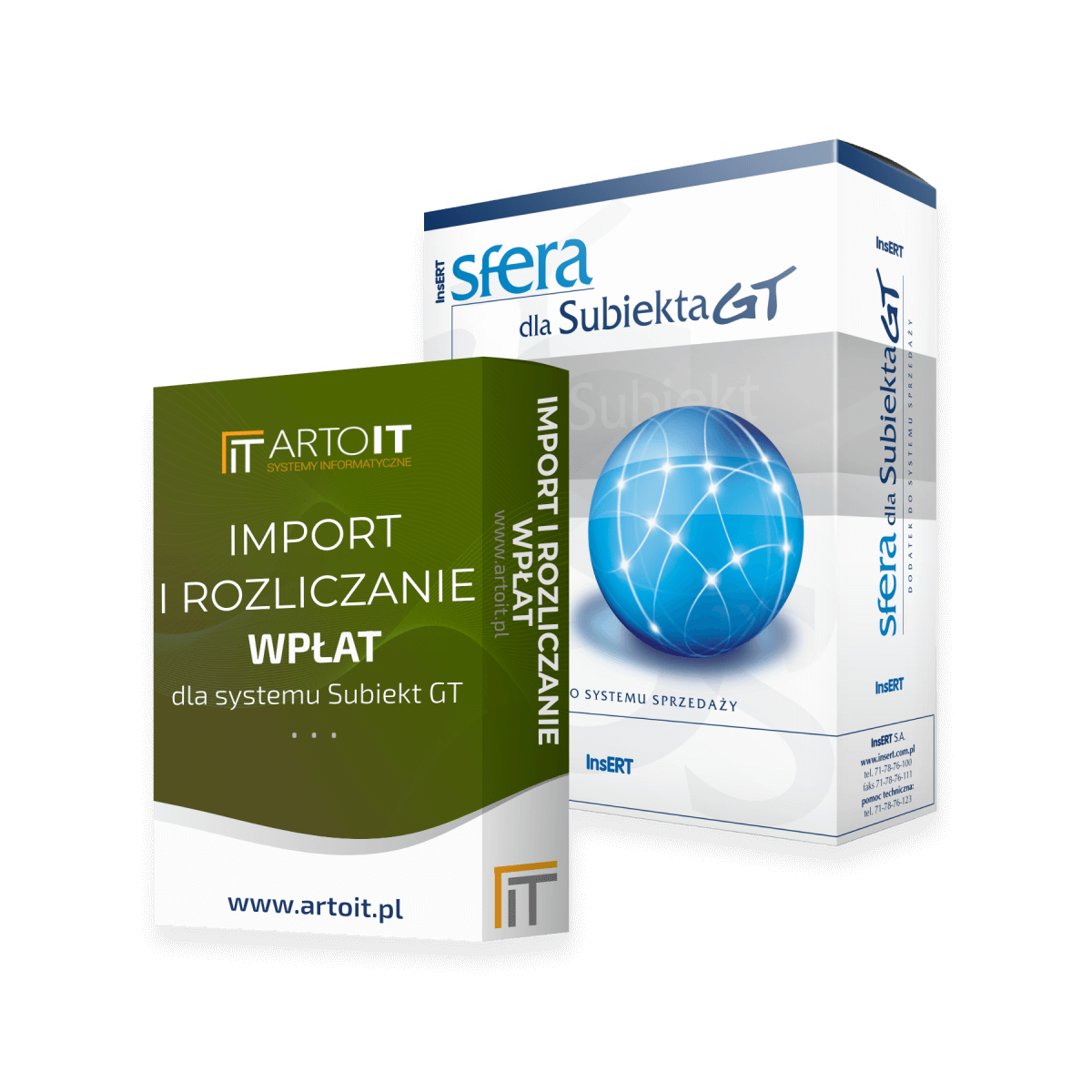 Subiekt GT - Pakiet Import i Rozliczanie wpłat +  Sfera