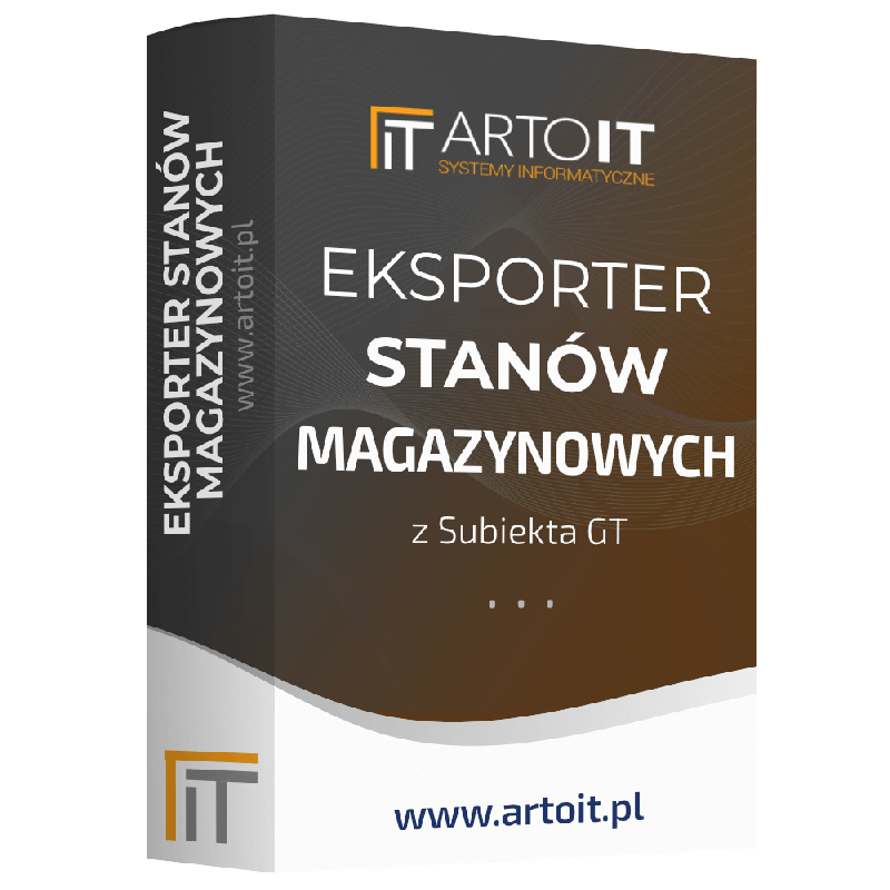Subiekt GT - Eksporter Stanów Magazynowych