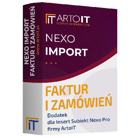 Subiekt nexo PRO - Importer Faktur i Zamówień z XML