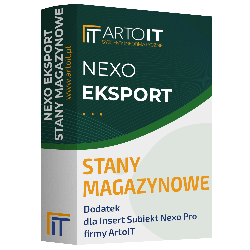 Subiekt nexo PRO - Eksporter Stanów Magazynowych