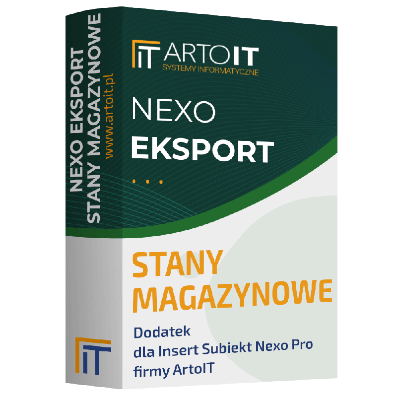 Subiekt nexo PRO - Eksporter Stanów Magazynowych